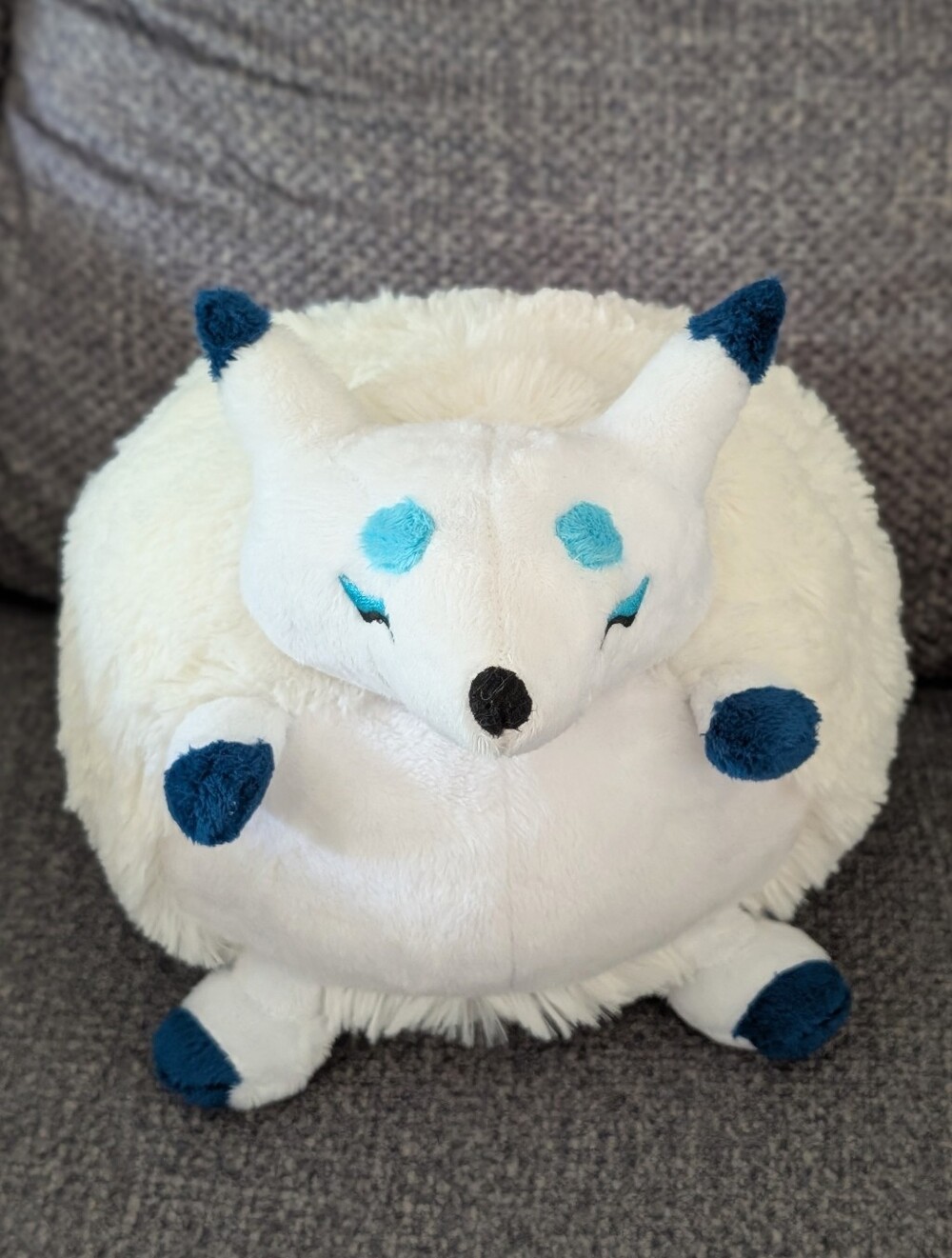 Squishable Blue Kitsune 15 Inch Plush - Picture 2 of 5